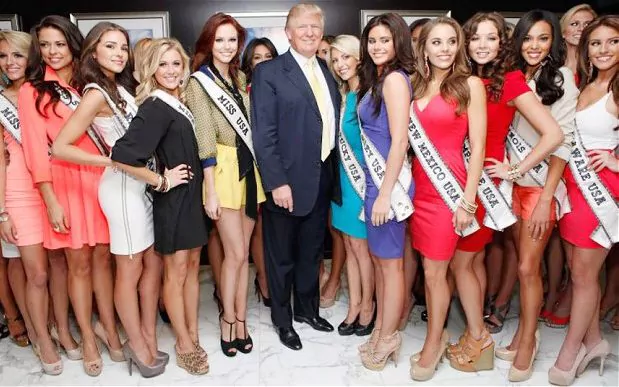 donald trump co owner of miss universe has been widely accused of sexism
