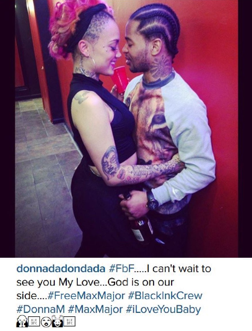 donna marie of black ink crew season says free max major boyfirend maxmajor...