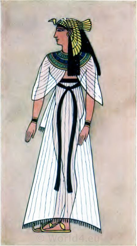 egyptian dress type of petticoat and cape fancy dress pattern