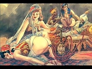 erotic huge breast big ass vintage and classic drawing of the female adult