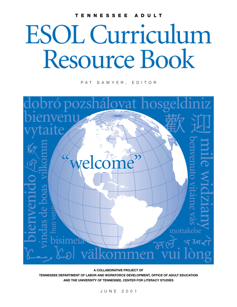 esol curriculum resource book center for literacy education