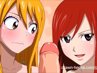 fairy tail parody erza gives a dream blowjob 10