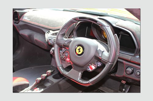 ferrari stearing wheel with paddle controls august at free porn cams