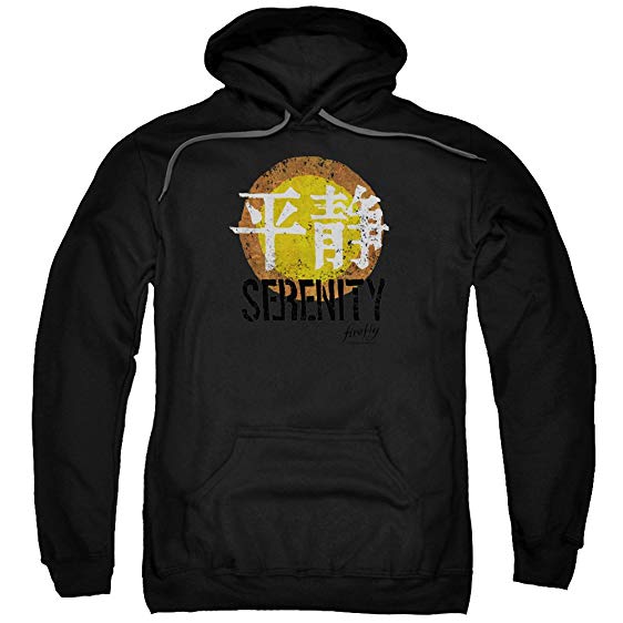 firefly serenity logo pull over hoodie sweatshirt