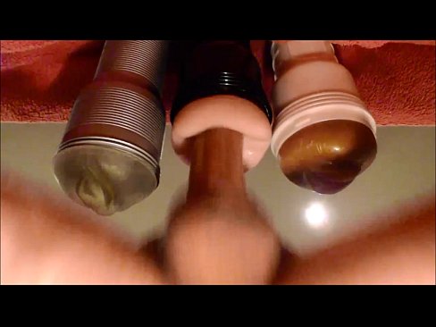 fleshlights fake pussy mouth and asshole fucked untill cumshot