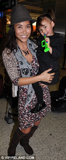 following in her footsteps myleene with her daughter ava who she has given