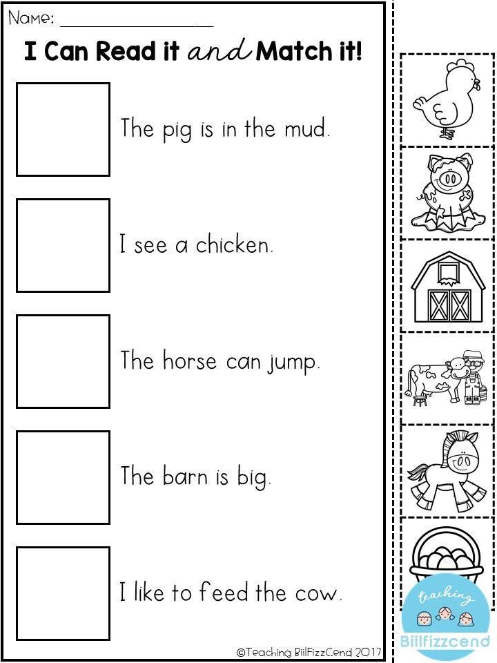 free reading comprehension activities great for pre kindergarten first grade