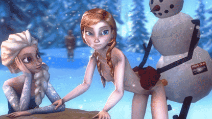 frozen porn animated anna elsa frozen snowman