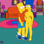 Nackt simpson marge Bart Marge