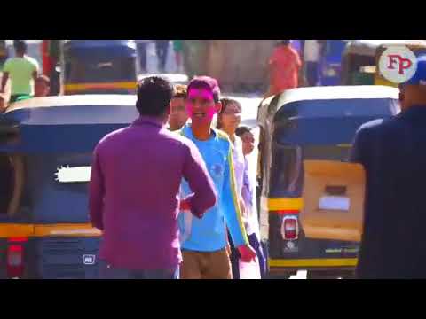 funny holi prank in public prank in india prank chandu ashif youtube