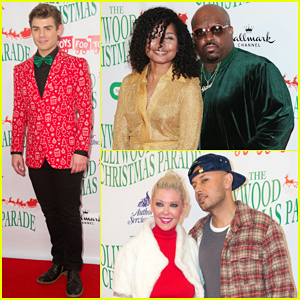 garrett clayton ceelo green more step out for hollywood christmas parade