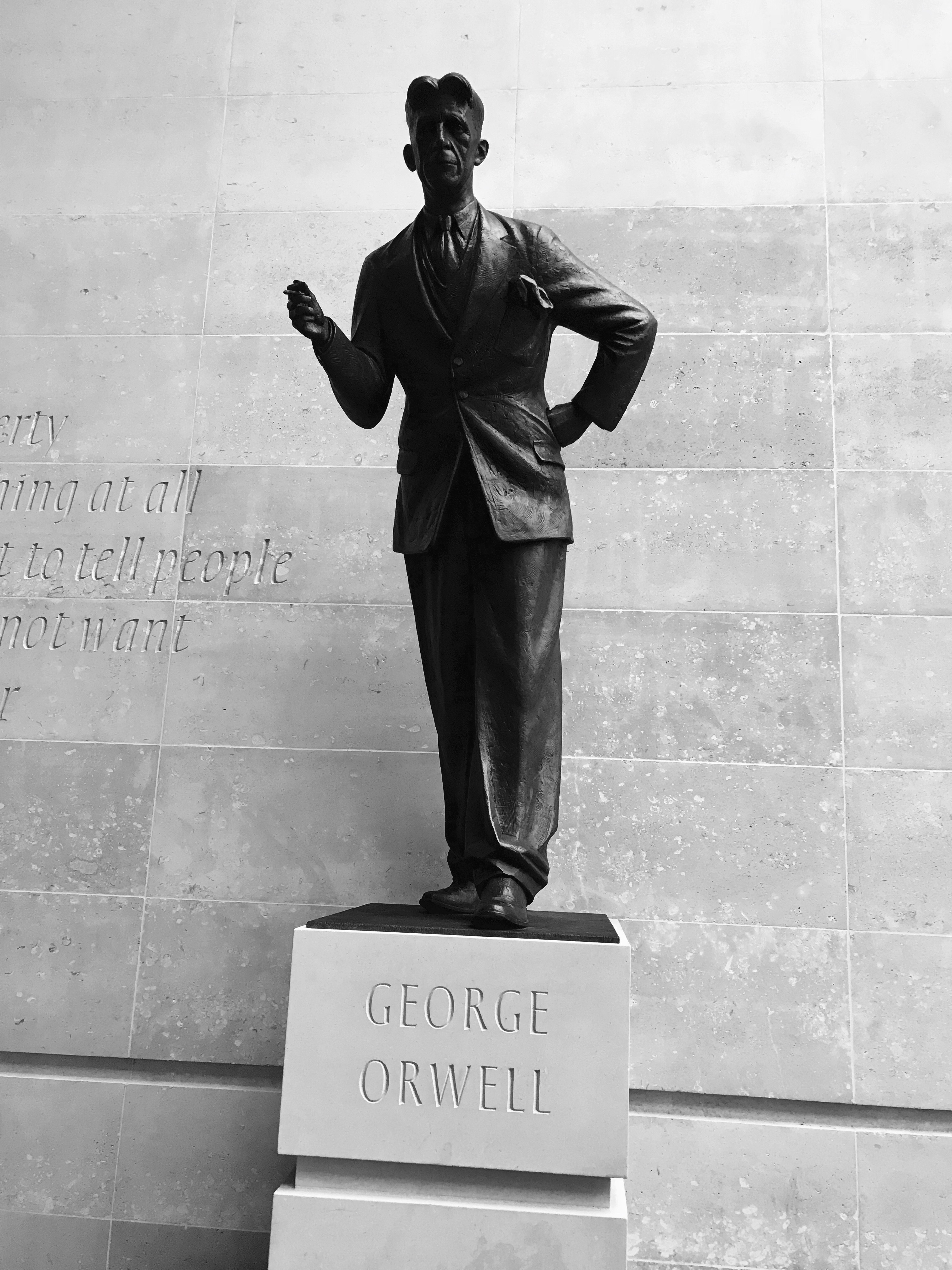 george orwell statue london