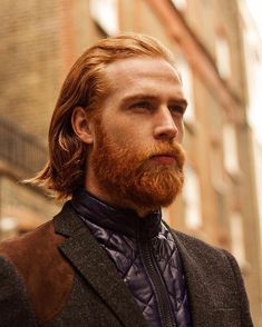 gwilym pugh full red beard mustache beards bearded man men mens style fall autumn