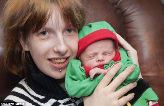 hammer heather thorpe pictured last year with weeks old jonathan was filmed