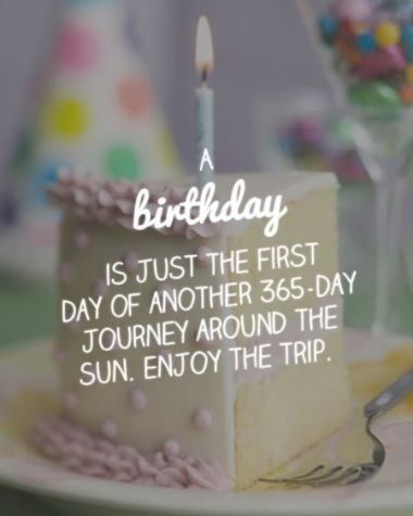 happy birthday quote for him her or friends a birthday is just the first day