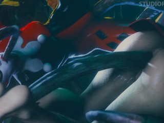 harley quinn and poison ivy tentacle fuck 3