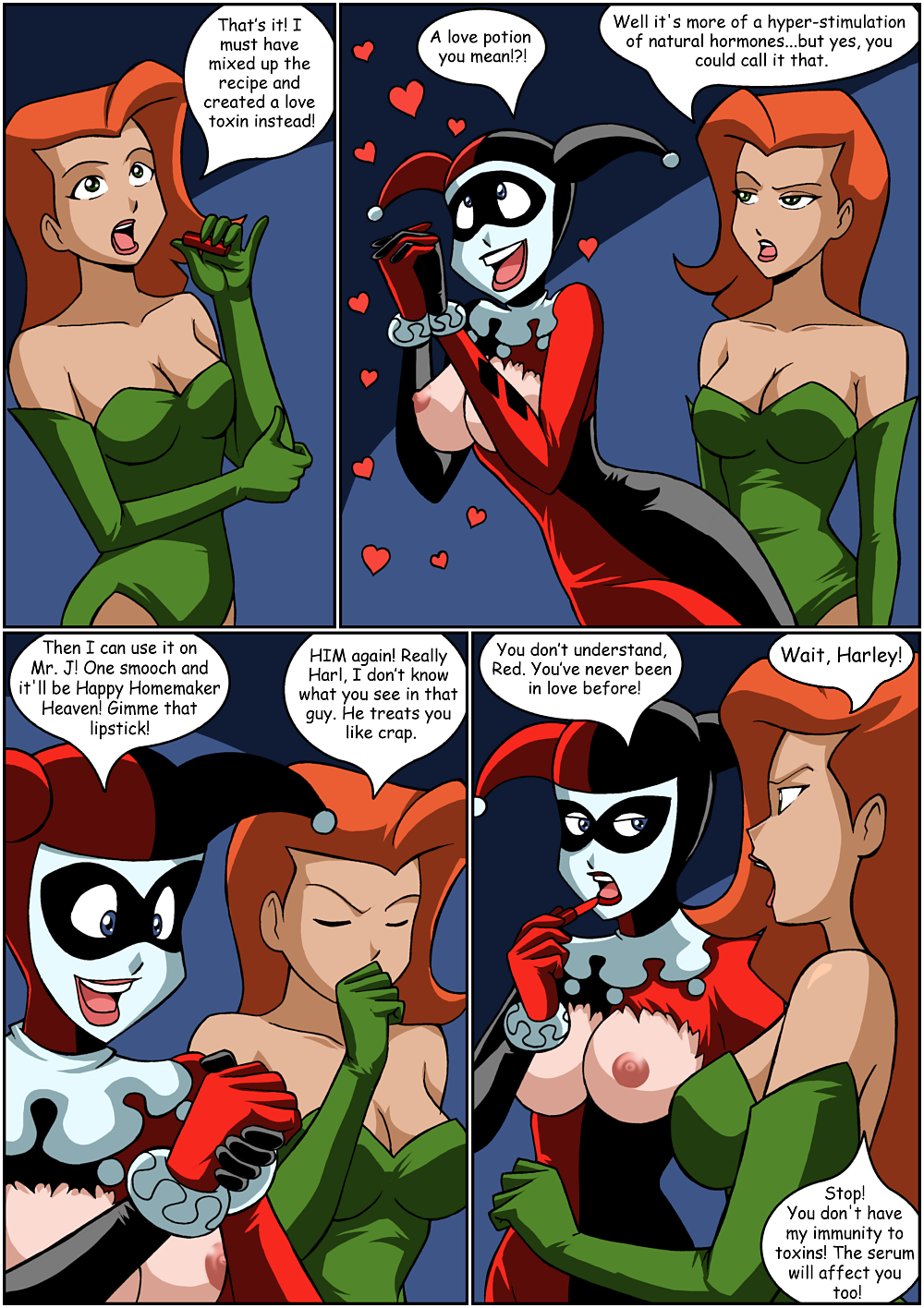 harley quinn poison ivy porn pertaining to justice hentai motherless
