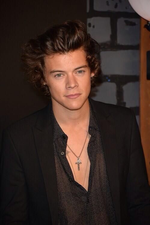 harry styles of one direction photographed on the red carpet at the video music awards in brooklyn new york