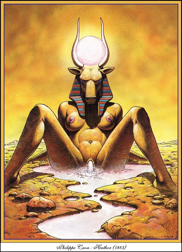 hathor philippe caza an ancient egyptian goddess who personified the principles of joy feminine love and motherhood