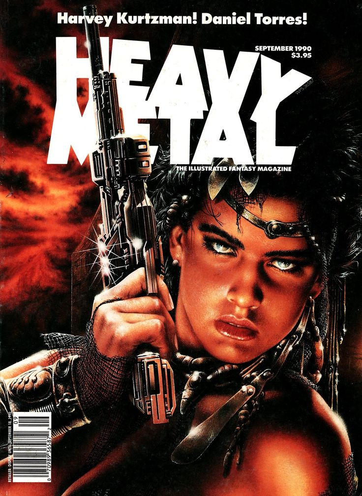 heavy metal magazine september cover luis royo