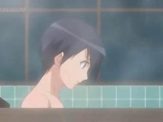 hentai sex with naked couple fucking in bathroom film