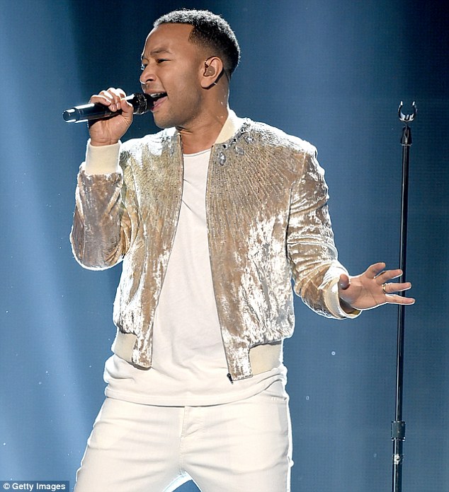 hitting all the high notes john legend performed his song love me now