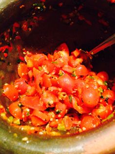 hmong style red hot chili peppers and tomatoes dip