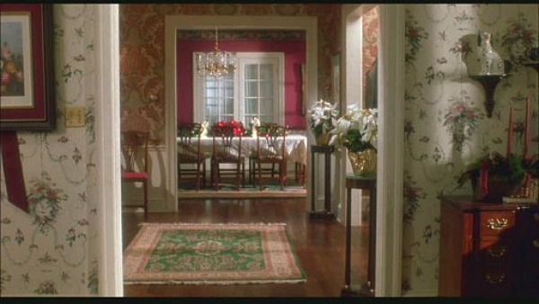 home alone movie house looking into dining room