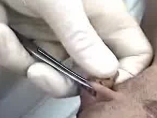 hot girl getting her clit pierced 2