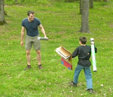 how to stage a sword battle with your kids percy jackson style