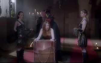 illusion chained woman takes four masked men