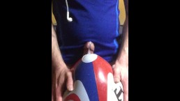 inflatable rugby ball cum