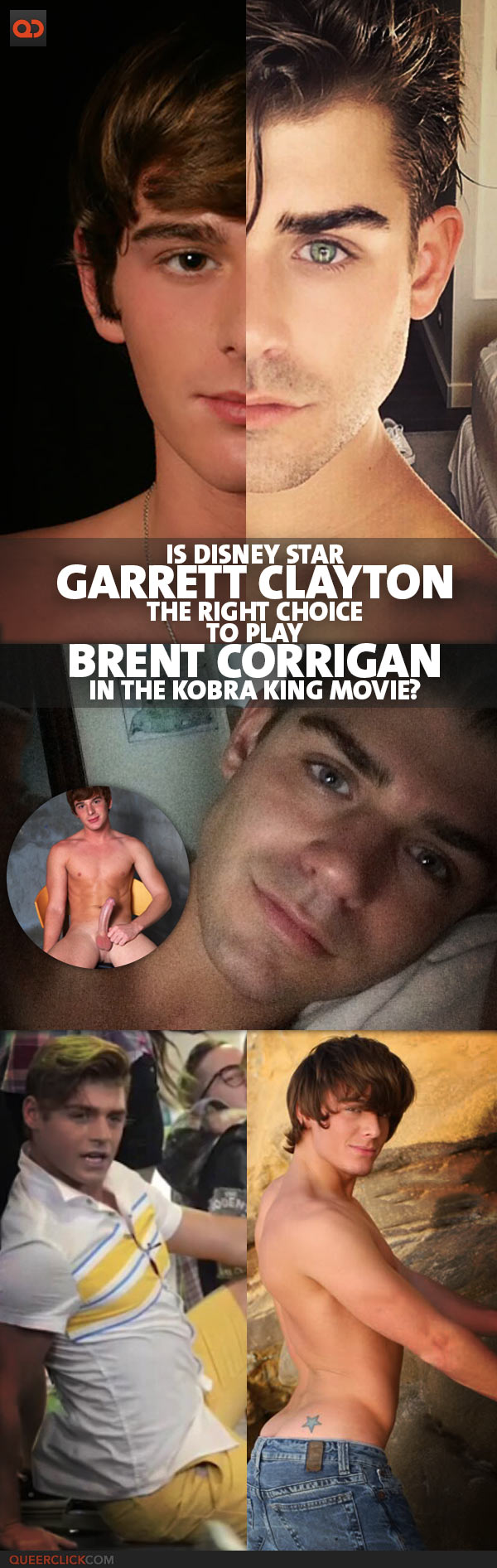 is disney star garrett clayton the right choice to play brent corrigan in a movie