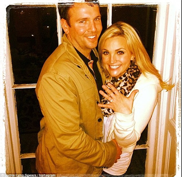 jamie spears pictured here in an instagram snap following her engagement