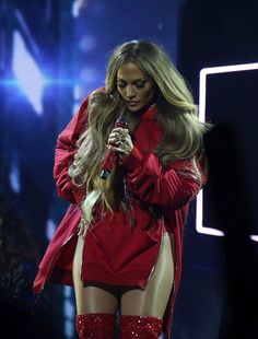 jennifer lopez performing at the tidal brooklyn concert event in nyc