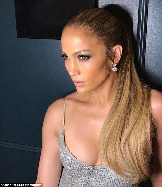 jennifer lopez wowed in plunging silver tank top with sequins