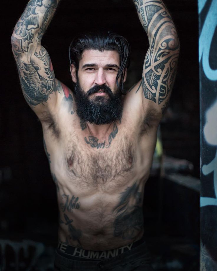 jerry melo full thick black beard mustache beards bearded man men tattoos tattooed bearding handsome
