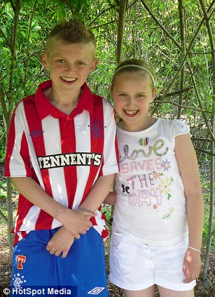 jordan with his sister jessica on day release during his treatment aged