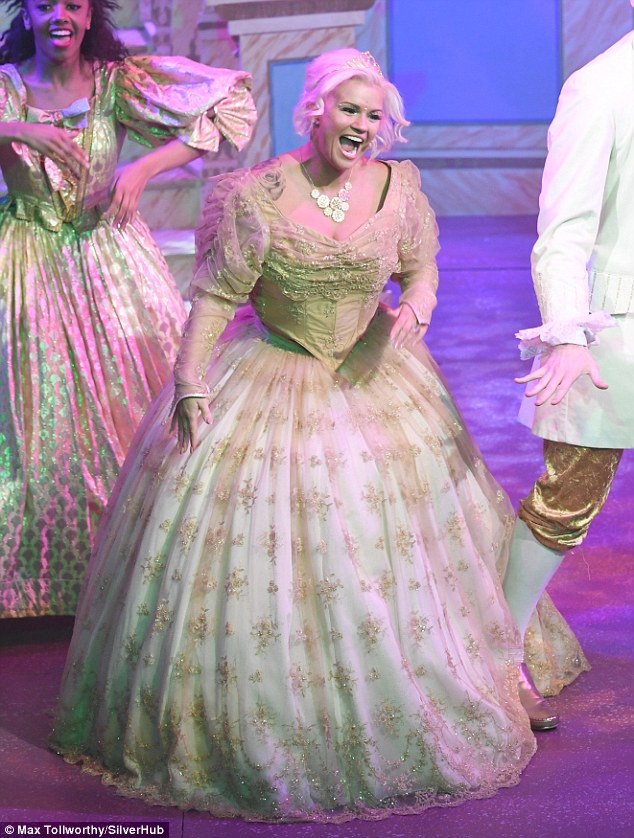 kerry katona transforms into fairy godmother as she dazzles in her