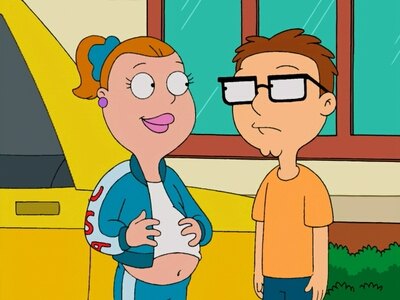 kissing gets you pregnant american dad adult swim shows