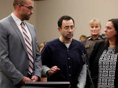 larry nassar during his sentencing hearing in lansing reuters photo
