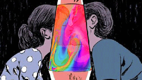 lava lamp dildo porn a psychedelic experience with tits and asses