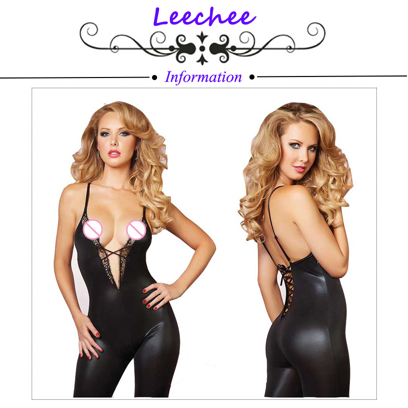 leechee womens langerie fantastic erotic sexy temptation leather lenceria porno backless suit porn costumes sexy shop 1