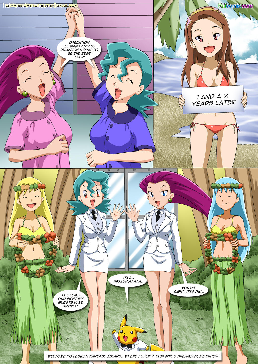 lesbian fantasy island pokemon digimon porncomics free sex comic 1