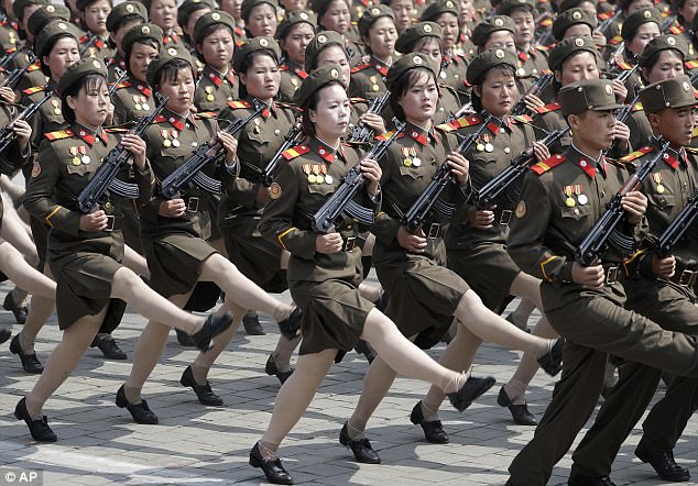 life is tough for north korean women soldiers and as well as physical training also have
