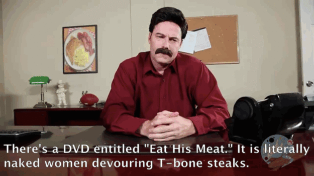 like they managed to capture rons love of all things meat