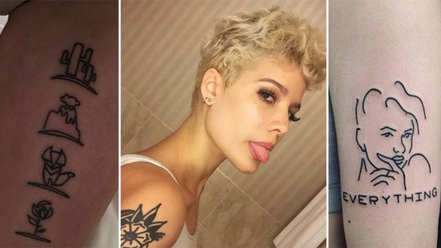 literally all of halseys tattoos and their meanings popbuzz