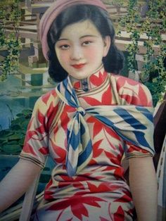 love these old fashioned shanghai girls posters chinoiserie 2