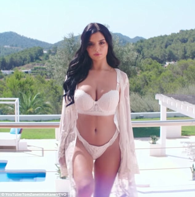 lovely in lace demi rose looked eye catching in the music video