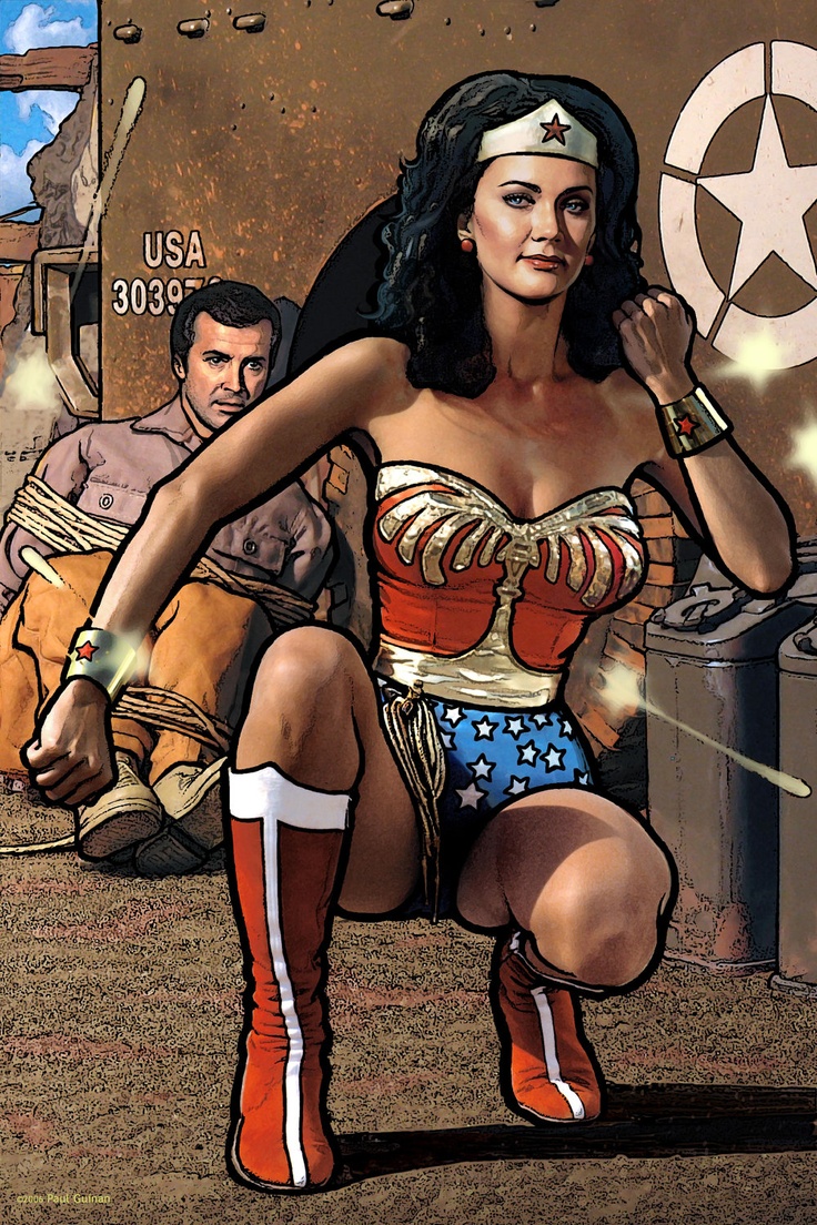 lynda carter as wonder woman from the second season of the classic series